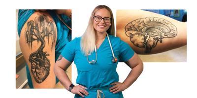 纹身趋势:人体艺术表达医学联系